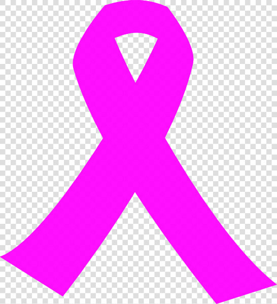 Hot Pink Ribbon Clip Art At Clker Com Vector Clip Art   Cancer Ribbon Clipart Png  Transparent PngTransparent PNG