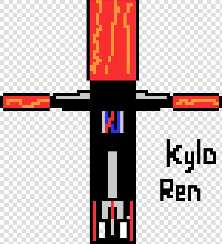 Lightsaber Clipart   Png Download   Pixel Art Kylo Ren Lightsaber  Transparent PngTransparent PNG