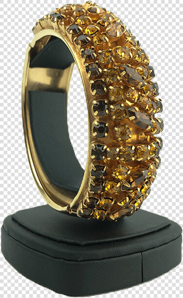 Gale Grant Costume Jewelry Rhinestone Encrusted Hinged   Bangle  HD Png DownloadTransparent PNG