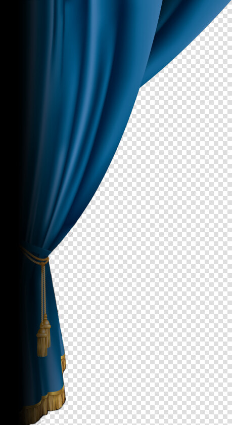 Curtain Clipart Closed Curtain   Blue Stage Curtain Png  Transparent PngTransparent PNG