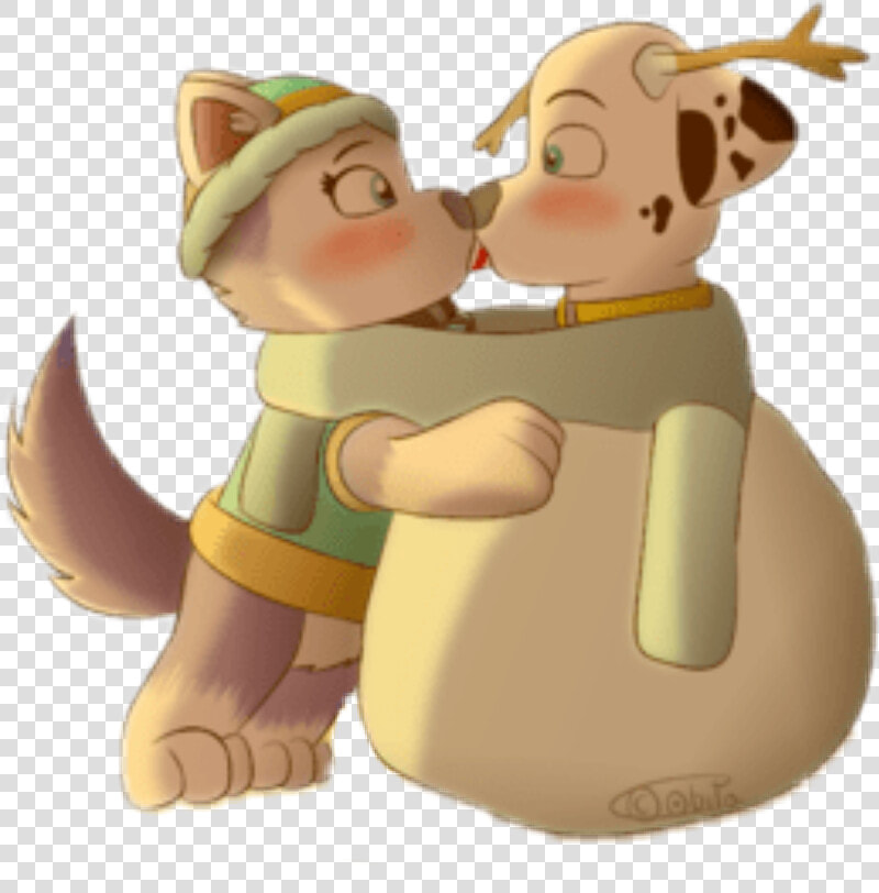  marshall  everest  pawpatrol   Marshall And Everest Love  HD Png DownloadTransparent PNG