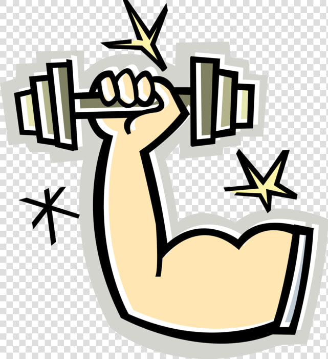 Transparent Muscular Arm Png   Cartoon Arm Lifting Weight  Png DownloadTransparent PNG