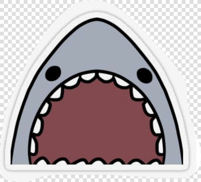  shark  cute  ocean  freetoedit   Shark Stickers  HD Png DownloadTransparent PNG