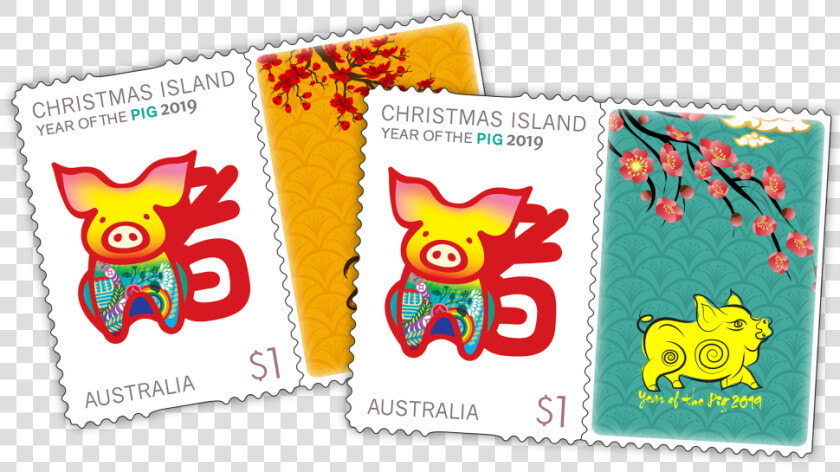 Stamps Chinese New Year Australia  HD Png DownloadTransparent PNG