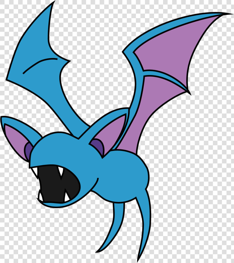 Pokemon Zubat Art Png  Transparent PngTransparent PNG