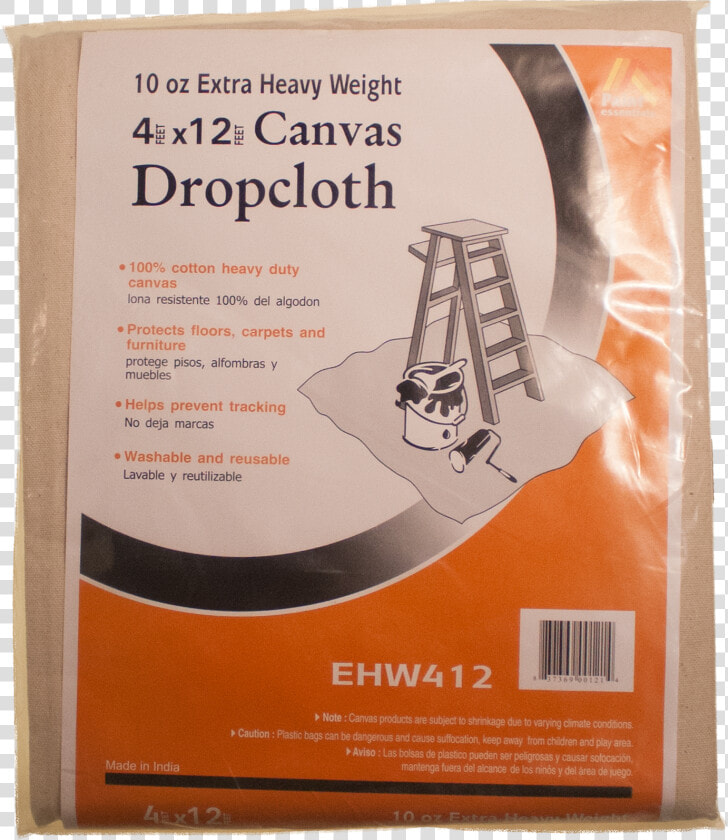 4 X12 Canvas Drop Cloth  HD Png DownloadTransparent PNG