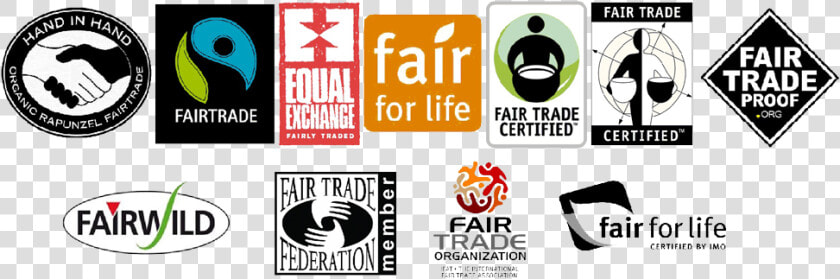   Images supply Chain Certificates Collage   All Fair Trade Labels  HD Png DownloadTransparent PNG