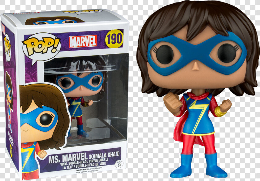 Ms   Marvel   Ms   Marvel Kamala Khan Pop Vinyl Figure   Ms Marvel Kamala Khan Pop  HD Png DownloadTransparent PNG