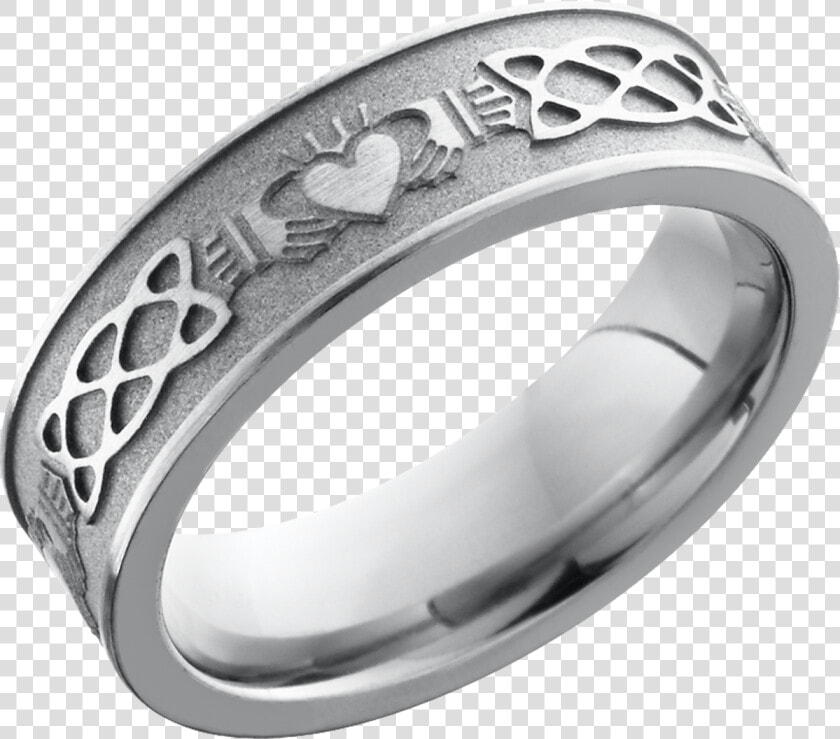 Titanium 6mm Band 6fcladdaghceltic   Wedding Ring  HD Png DownloadTransparent PNG