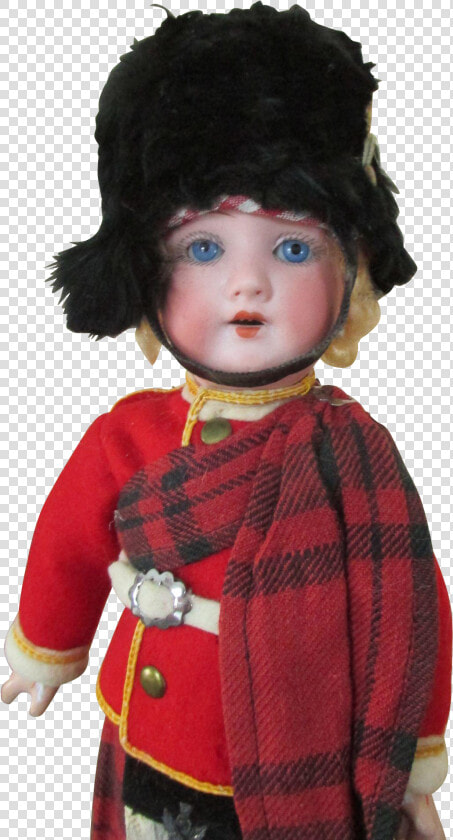 Antique All Original Bisque Head Scottish Boy Doll  HD Png DownloadTransparent PNG