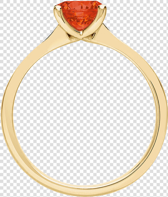 Basel Fire Opal Orange In Yellow Gold   Engagement Ring  HD Png DownloadTransparent PNG