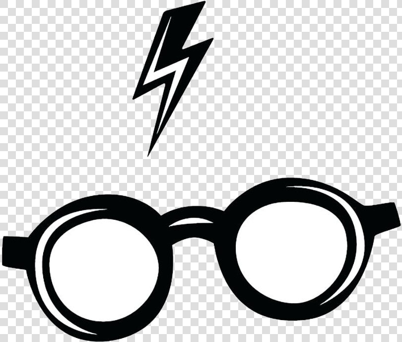 Harry Potter Glasses And Scar Clipart Transparent Png   Imagem Logo Harry Potter  Png DownloadTransparent PNG