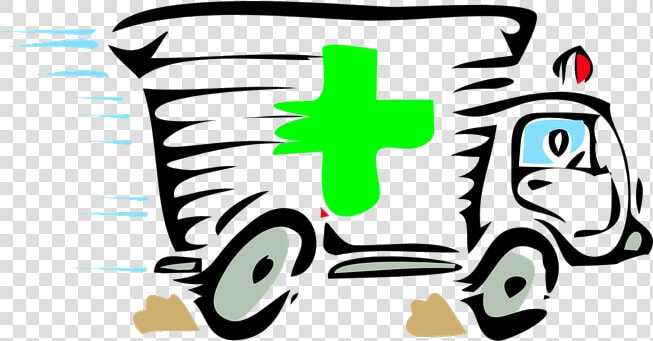 Emergency Ambulance Sirene Fast First Aid Clip Art   Ambulance Clipart  HD Png DownloadTransparent PNG