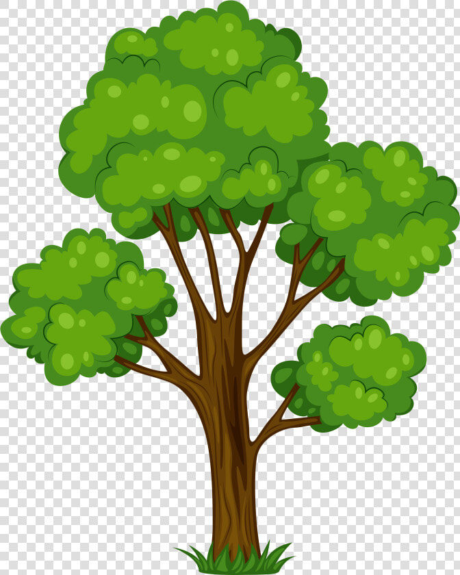 Tree Shrub Cartoon Clip Art   Clipart Of Tree  HD Png DownloadTransparent PNG