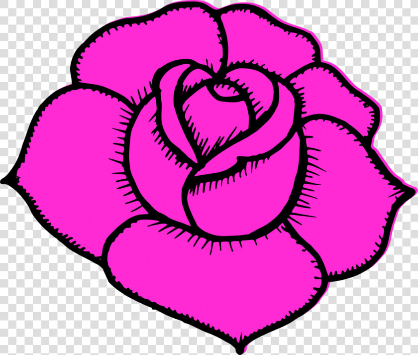 Large Size Of How To Draw A Simple Lotus Flower Step   Simple Pink Flower Drawing  HD Png DownloadTransparent PNG