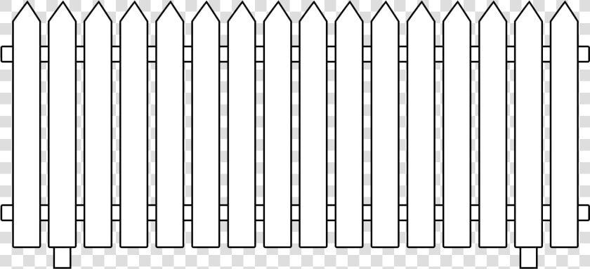 Picket Fence Clipart   White Picket Fence Graphic  HD Png DownloadTransparent PNG