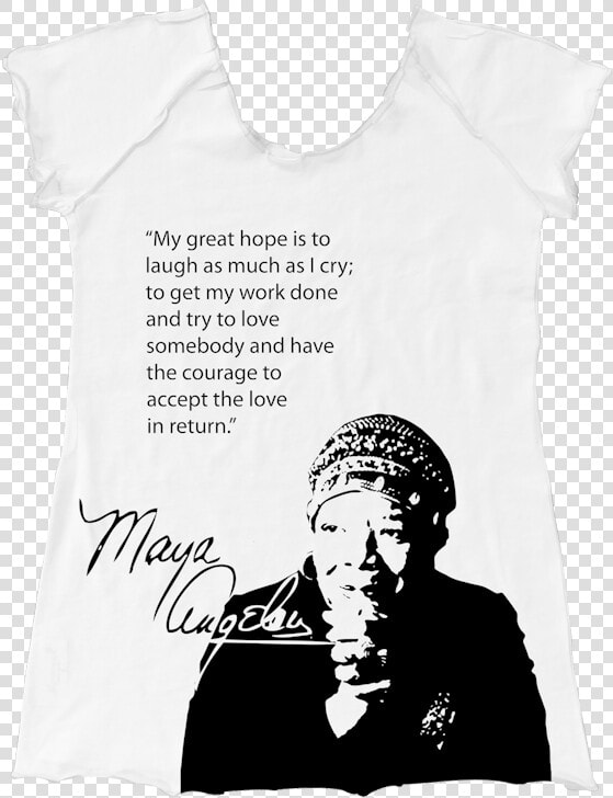 Maya Angelou Raglan   Illustration  HD Png DownloadTransparent PNG