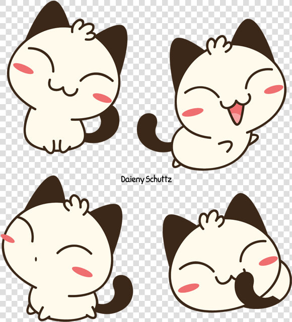 Kawaii Clipart Cat   Cat Chibi By Daieny  HD Png DownloadTransparent PNG