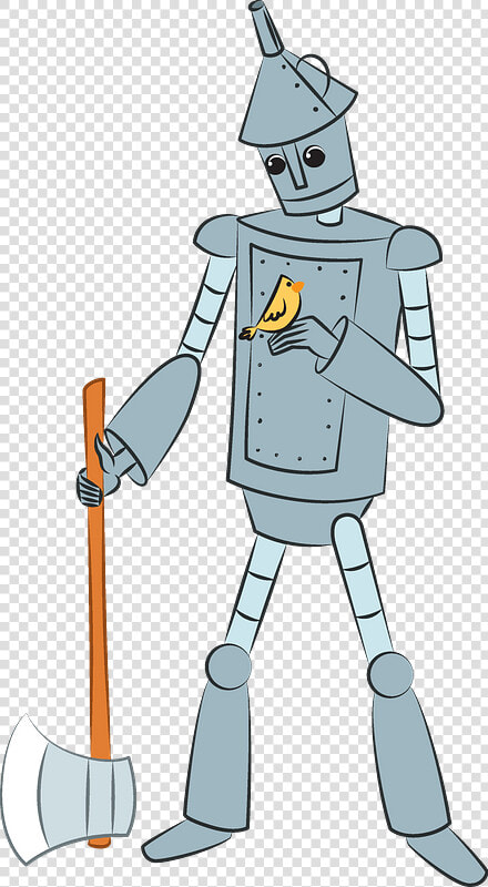 Tin Man From Wizard Of Oz Clipart   Cartoon  HD Png DownloadTransparent PNG