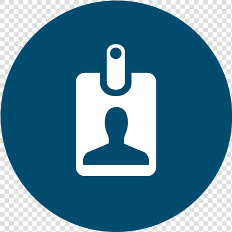 Employee Badge   Verkehrsschilder Blau  HD Png DownloadTransparent PNG