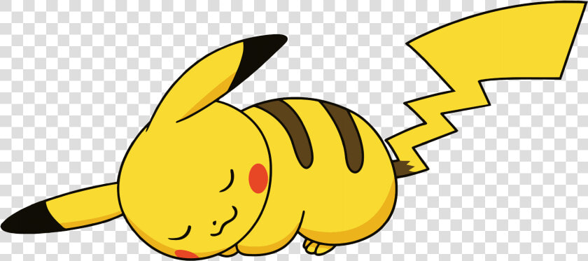 Sleepy Drawing Pikachu Transparent Png Clipart Free   Sleeping Pikachu Png  Png DownloadTransparent PNG