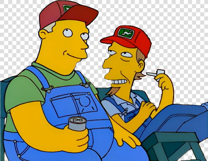 Simpsons Sneed And Chuck  HD Png DownloadTransparent PNG