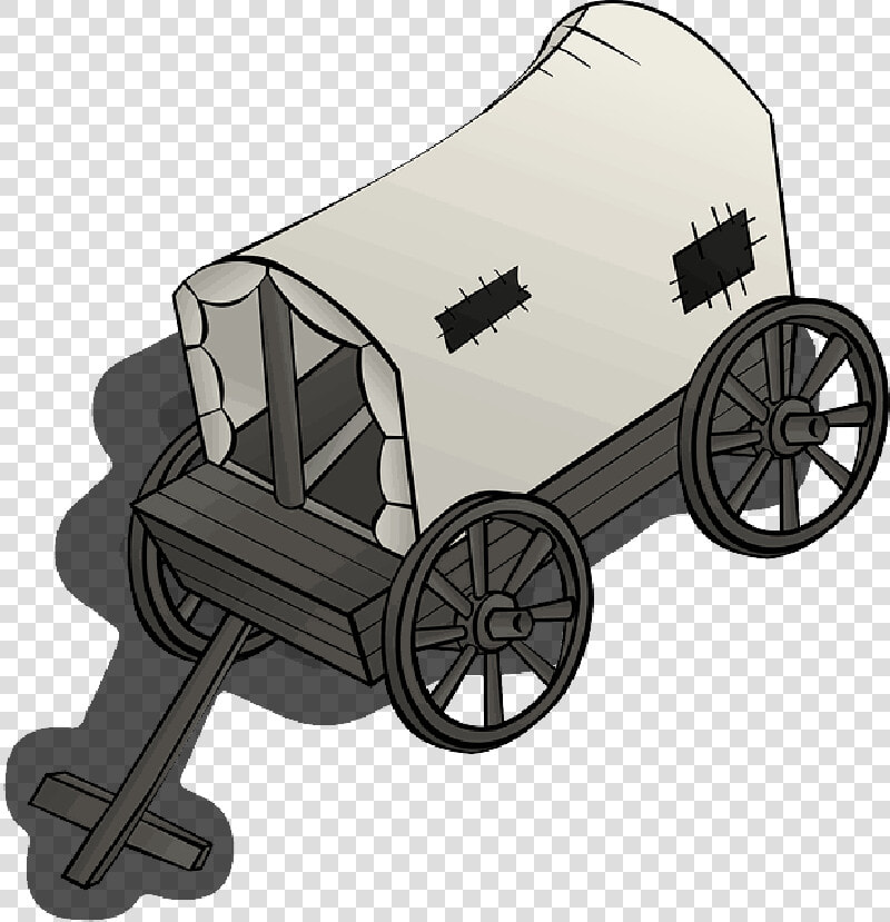 Transparent Covered Wagon Png   Horse Caravan Clipart  Png DownloadTransparent PNG