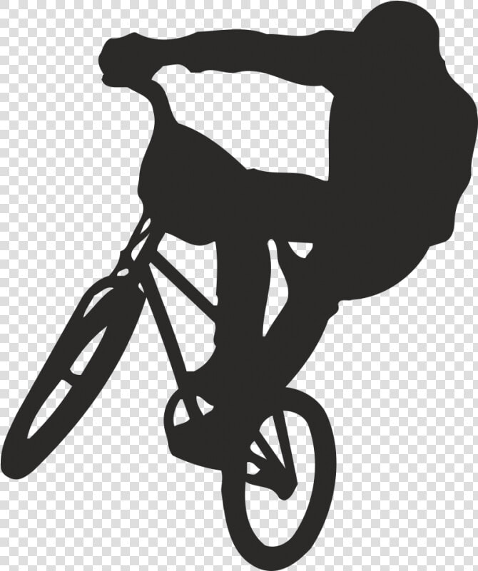 Bmx Bike Bicycle Cycling Wall Decal  HD Png DownloadTransparent PNG