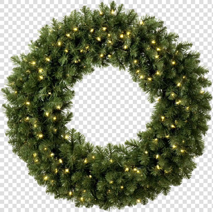 Lit Christmas Wreath Png  Transparent PngTransparent PNG