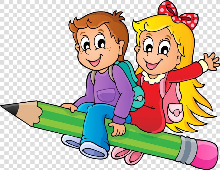 Clip Art Drawing With Children   Child School Clip Art  HD Png DownloadTransparent PNG