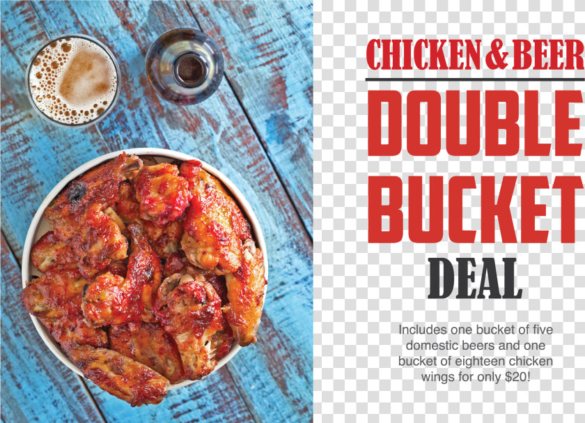 Chicken  amp  Beer Double Bucket Deal   Baked Goods  HD Png DownloadTransparent PNG