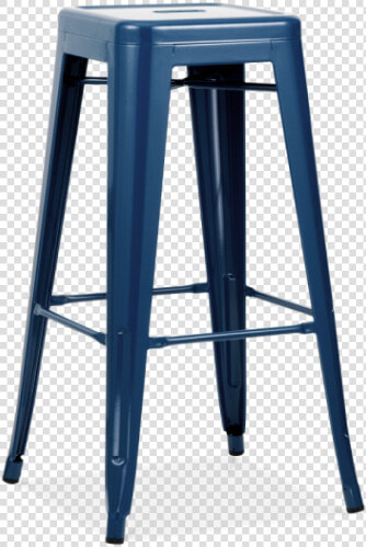 Bar Stool Tolix Navy Blue   Tolix Bar Stools  HD Png DownloadTransparent PNG