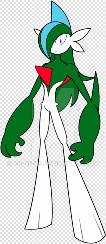 135kib  400x920  Gallade By Gb Of Bs d2hf7c2   Buff Gallade  HD Png DownloadTransparent PNG