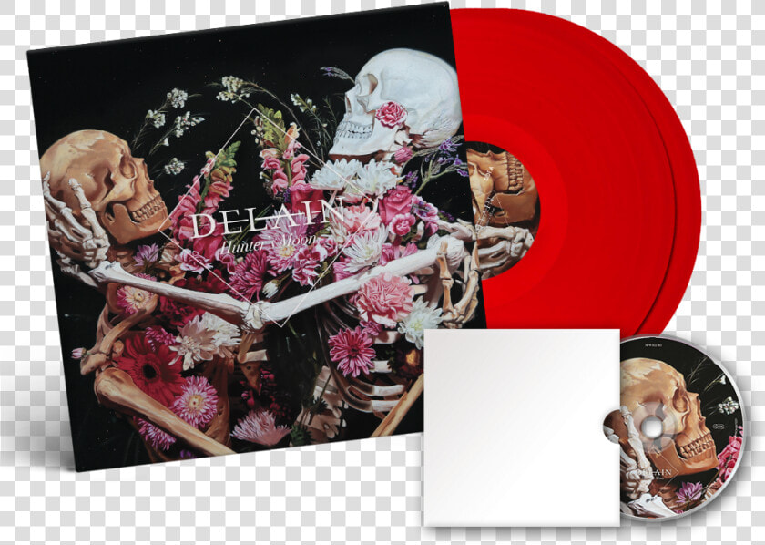 Hunter´s Moon  blood Red 2 Lp Blu Ray Gatefold Title   Delain Hunter  39 s Moon  HD Png DownloadTransparent PNG