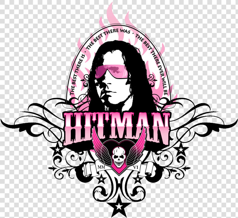 Bret Hart Clipart   Png Download   Logo Bret The Hitman Hart  Transparent PngTransparent PNG