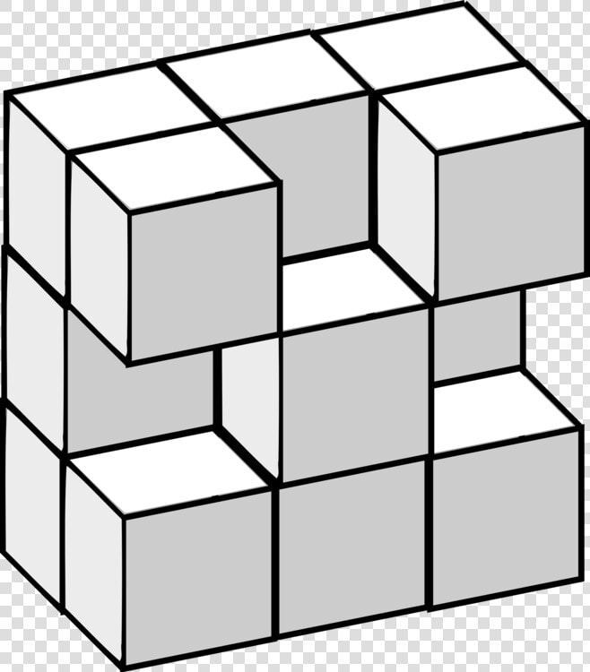 Three dimensional Space Rubik S Cube Jigsaw Puzzles   3d Tetris Blocks Transparent  HD Png DownloadTransparent PNG