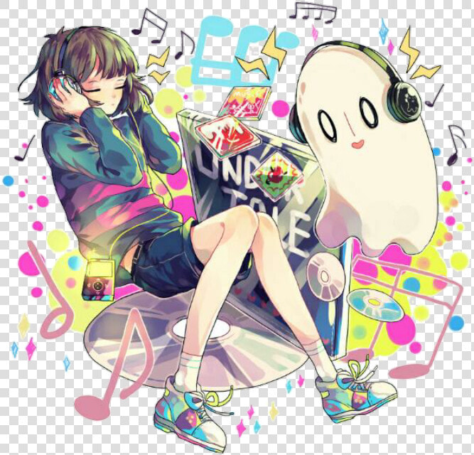  undertale  ut  frisk  napstablook   Undertale Frisk And Napstablook  HD Png DownloadTransparent PNG