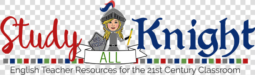 Study All Knight English Teacher Resources   Cartoon  HD Png DownloadTransparent PNG