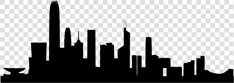 Hong Kong Skyline Silhouette   Pray For Hong Kong  HD Png DownloadTransparent PNG