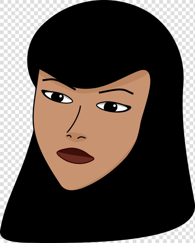 Covered Woman Head   Muslim Woman Clipart  HD Png DownloadTransparent PNG