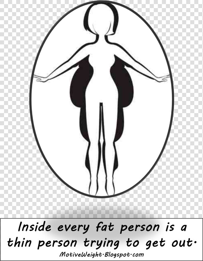 Inside Every Fat Person Is A Thin Person Trying To  HD Png DownloadTransparent PNG