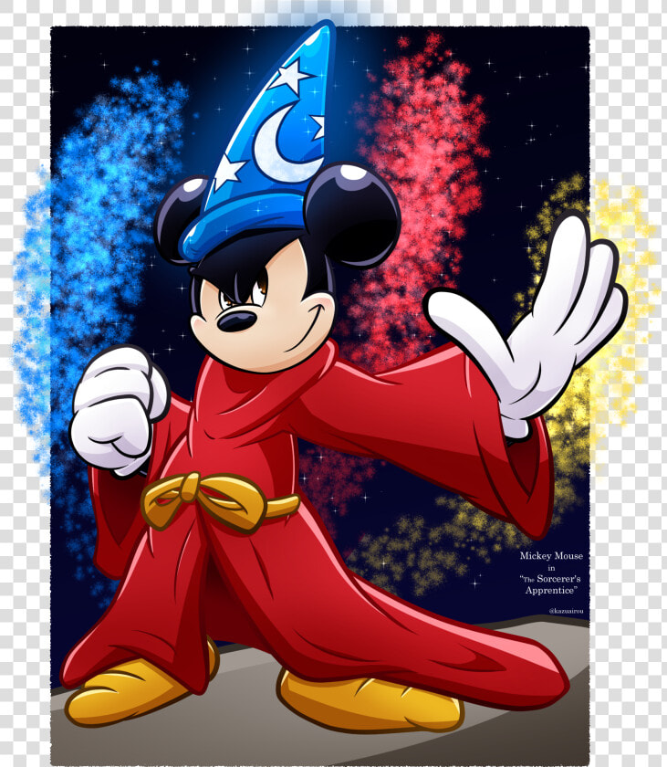 Sorcerer Mickey   Cartoon  HD Png DownloadTransparent PNG