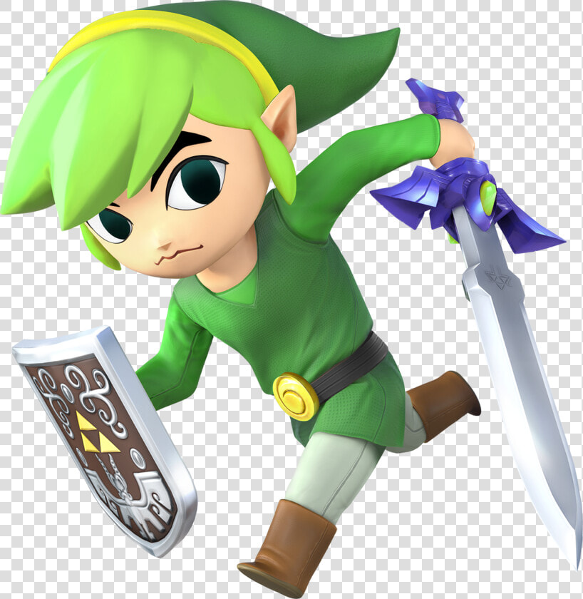 Super Smash Bros 4 Toon Link  HD Png DownloadTransparent PNG