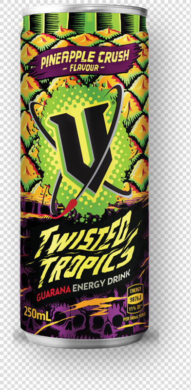 Transparent Energy Drinks Png   V Energy Twisted Tropics  Png DownloadTransparent PNG