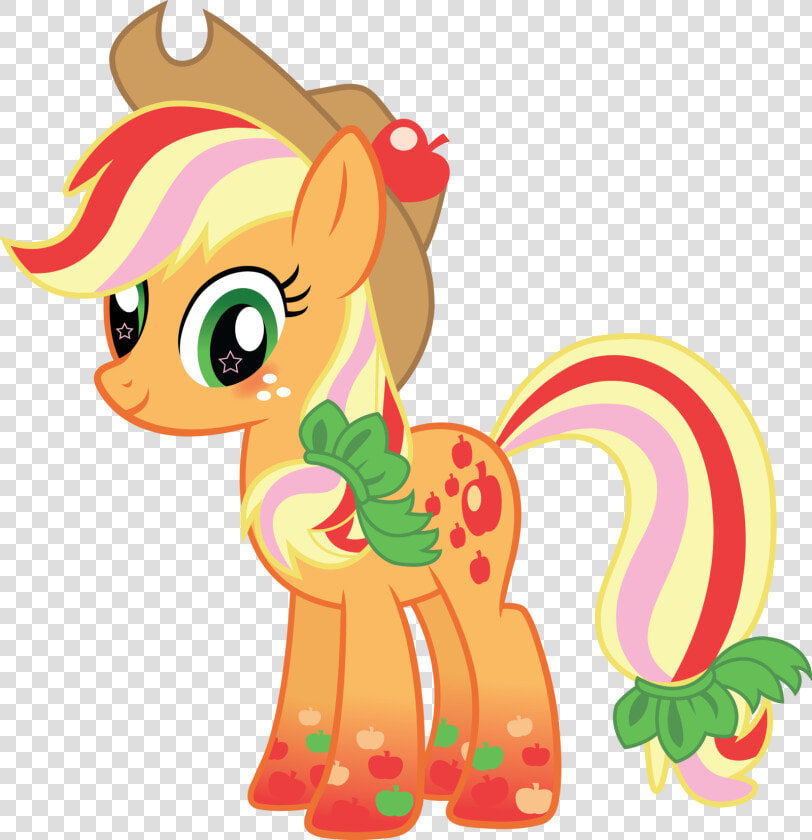 Transparent My Little Pony Fluttershy Png   My Little Pony Applejack Power  Png DownloadTransparent PNG