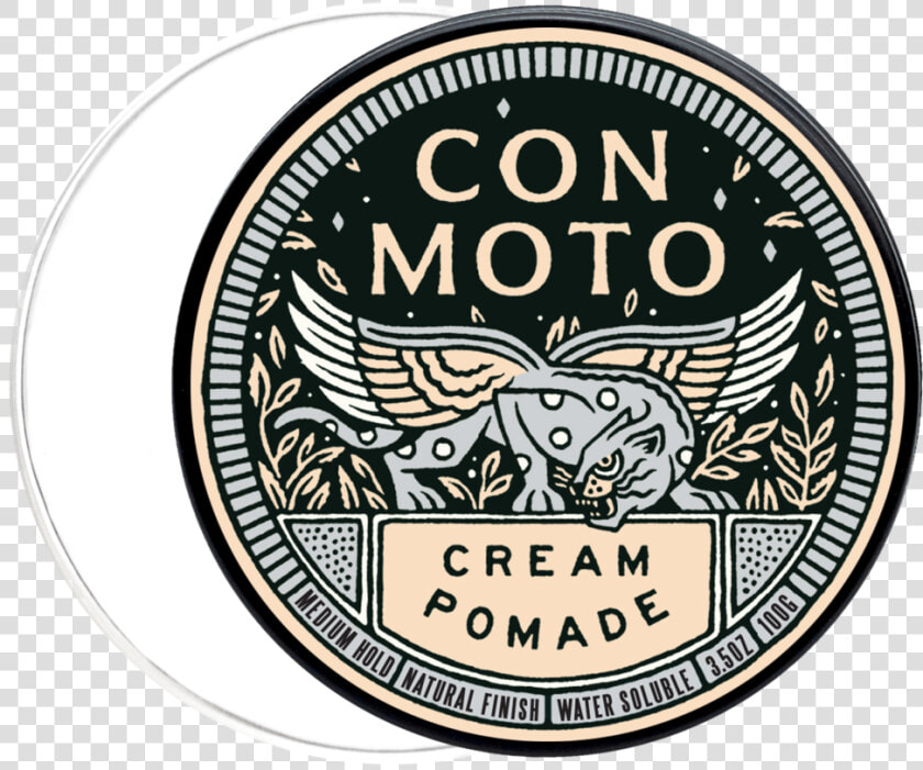 Con Moto Cream Front Black Open   Con Moto Original Pomade  HD Png DownloadTransparent PNG