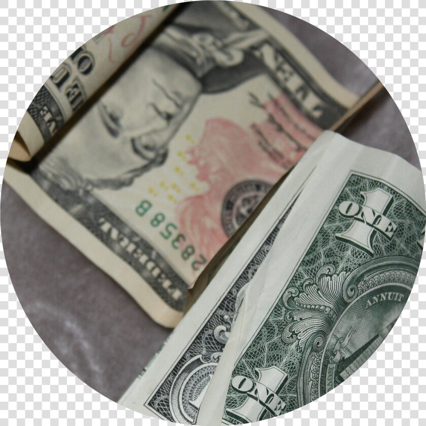 Two Wrinkled Dollar Bills   10 Dollar Bill  HD Png DownloadTransparent PNG