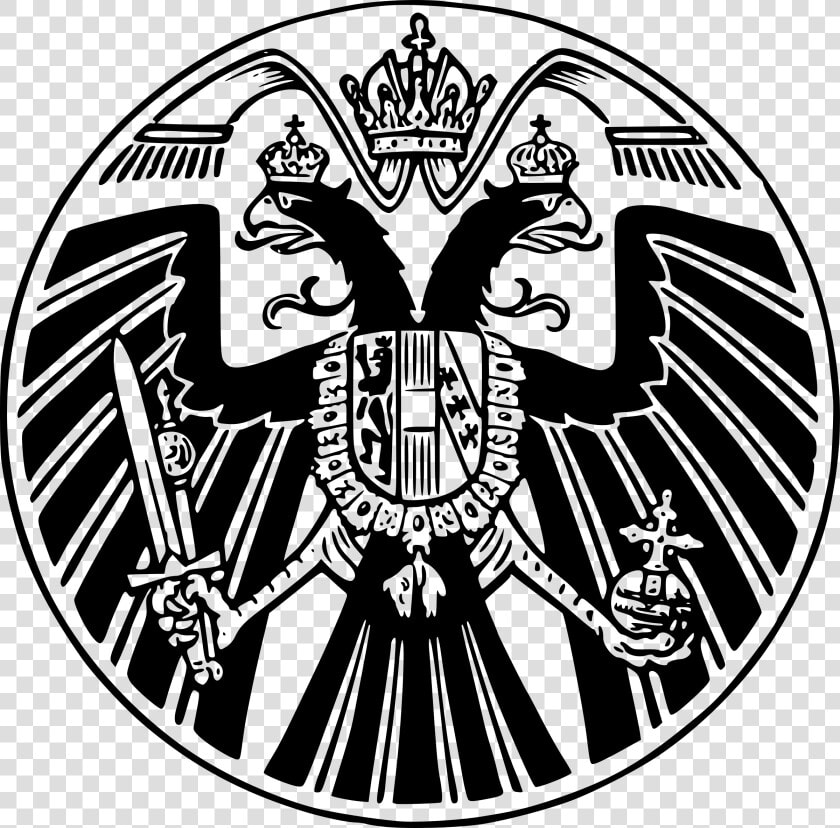 Austrian Eagle 1 Clip Arts   Austrian Eagle Black And White  HD Png DownloadTransparent PNG