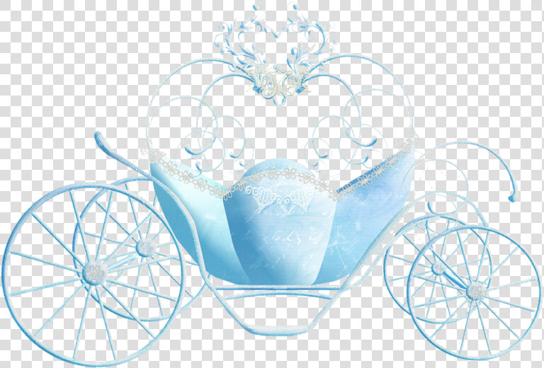 Cinderella Disney Princess Clip Art   Blue Cinderella Carriage Png  Transparent PngTransparent PNG