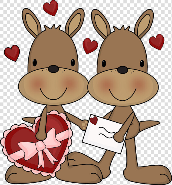 Cute Clipart  Kangaroos  Clip Art  Hugs  Kisses  Images    Cute Hugs And Kisses  HD Png DownloadTransparent PNG